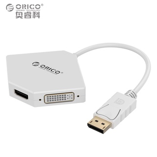 ORICO (DPT-HDV3-WH) DP To HDMI DVI VGA Adapter To Thunderbolt Cable DisplayPort Display Port