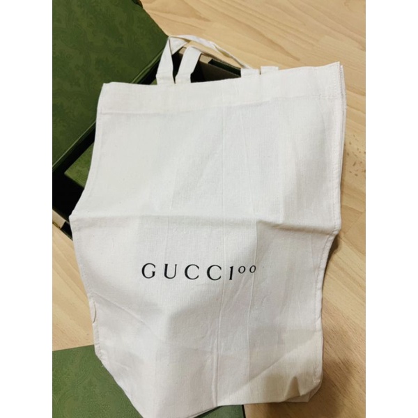 กระเป๋าผ้าฝ้าย โลโก้กุชชี่แท้100%  ไม่มีวางจำหน่ายในShop สินค้า Limited สำหรับมียอดสั่งซื้อสินค้า Gucci  online เท่านั้น