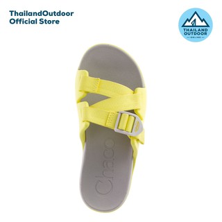 Chaco รองเท้าแตะ แค้มปิ้ง เดินป่า รุ่น CHILLOS SLIDE สี Limelight สำหรับ ผู้หญิง