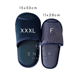 enjoysleeping slippers รองเท้าใส่ในบ้าน ขนาดใหญ่พิเศษ  15x31 cm XXXL Jumbo Slippers รองเท้าแตะ ผู้ชาย รองเท้า ไซส์ใหญ่ big foot xl slippers