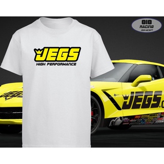 เสื้อยืดผ้าฝ้าย สตรีทแฟชั่น เสื้อยืด Racing Sport [สีขาว / สีเทา][JEGS].คอกลม