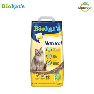 Biokats ทรายแมว Natural 5 KG.