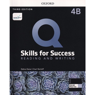 Se-ed (ซีเอ็ด) : หนังสือ Q  Skills for Success 3rd ED 4  Reading and Writing  Student Book B +iQ Online Practice (P)