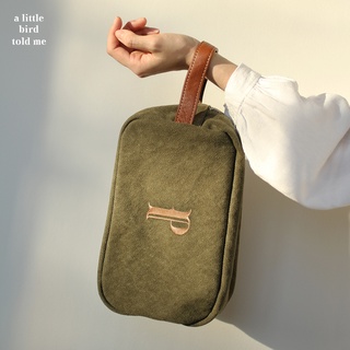 Classic Pouch : กระเป๋าปักชื่อ