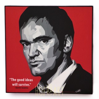 Quentin Tarantino เควนติน ทาแรนติโน่ ผู้กำกับภาพยนตร์ Hollywood รูปภาพ​ติด​ผนัง​ pop art​ กรอบรูป​ แต่ง​บ้าน​ ของขวัญ​