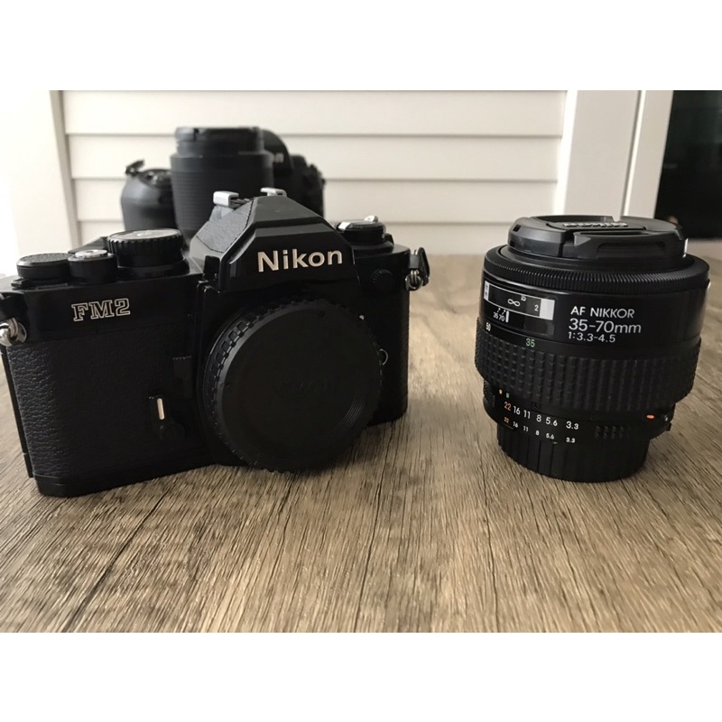 [มือสอง] กล้องฟิล์ม Nikon FM2 + AF Nikkor 35-70 mm