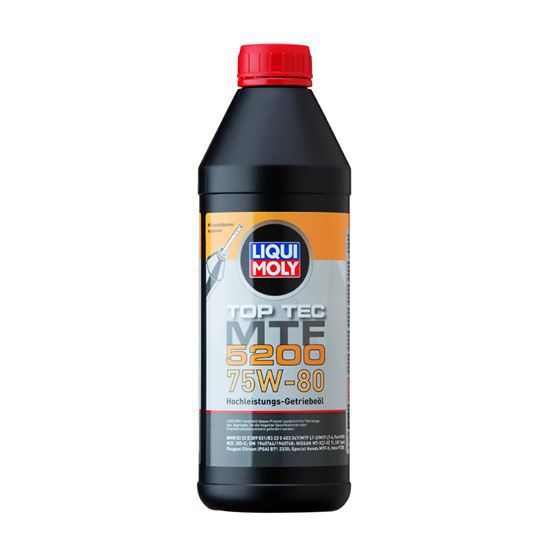 LIQUI MOLY น้ำมันเกียร์ธรรมดาและเฟืองท้ายลิควิโมลี TOP TEC MTF 5200 75W-80 ขนาด 1 ลิตร