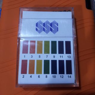 กระดาษ pH 1-14 พร้อมแถบเทียบสี