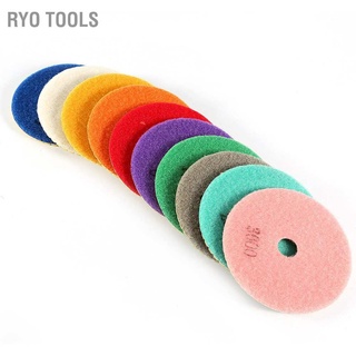 [คลังสินค้าใส] Ryo เครื่องมือแผ่นขัดหินแกรนิตหินอ่อน 4 นิ้ว 100 มม.