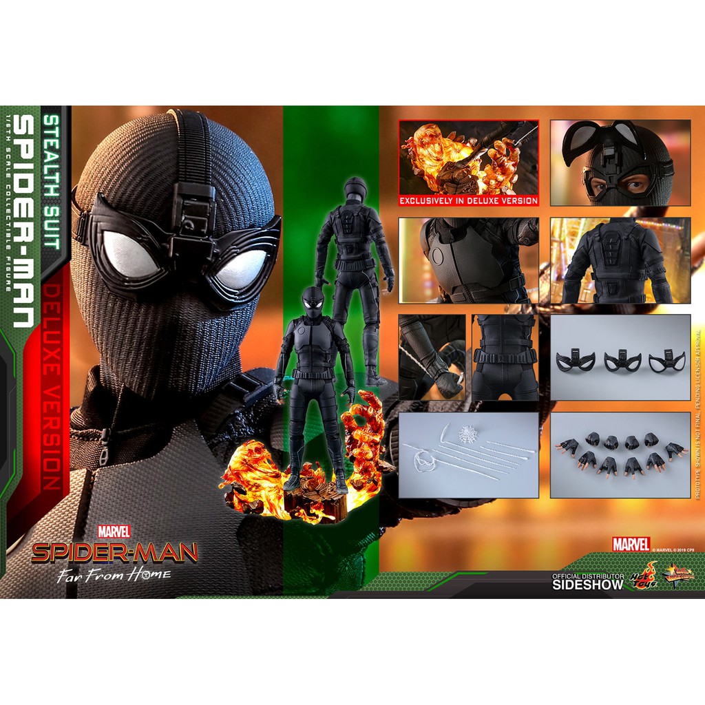 spider man stealth suit toys