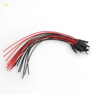 Sun Dc 24V 18cm 3mm โคมไฟ Led ไดโอดเปล่งแสง 10ชิ้น