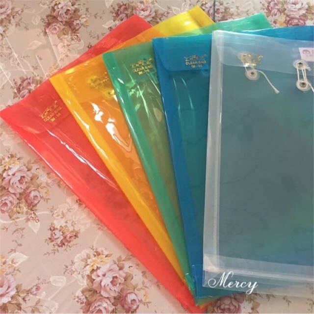โฟลเดอร์พลาสติก โฟลเดอร์เชือก Folio กระเป๋าใส Imco 08