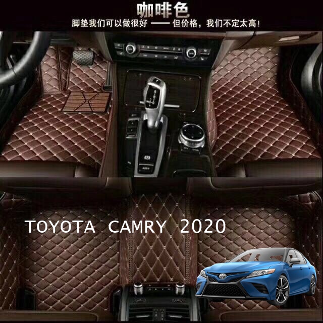 พรมปูพื้นเข้ารูป 6D Premium Fitted Leather Mats FOR TOYOTA CAMRY 2020 (2624)
