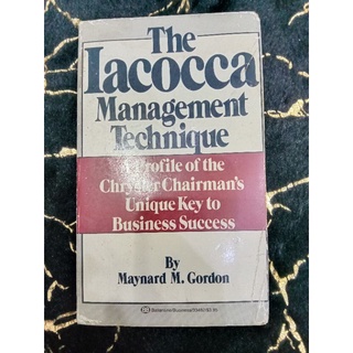 The Iacocca Management Technique (071)