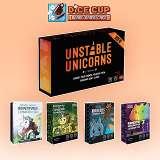 [ของแท้] Unstable Unicorns NSFW &amp; Expansion (Unicorns of Legend, Rainbow Apocalypse, Adventures, Dragons) Board Game