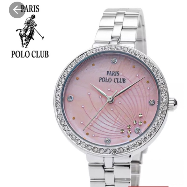 Paris Polo Club นาฬิกาข้อมือผู้หญิง สายสแตนเลสรุ่น 3PP-2111854L