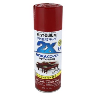 [พร้อมส่ง] HomeDoDee สีสเปรย์ RUST-OLEUM 2X #9116 RED COLONIAL สีสเปรย์ สีกระป๋อง สีพ่น