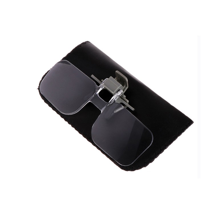 กรอบแว่นตา แว่นตากรองแสง Clip Lens ขยาย 2X2 หนีบแว่นตา แว่นตา แว่นขยาย ...