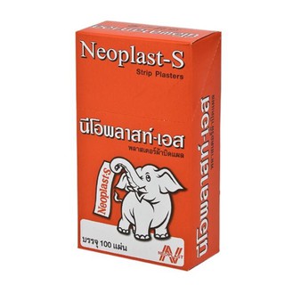 Neoplast-S เทนโซพล๊าส พลาสเตอร์ปิดแผลชนิดผ้ายืด 100 แผ่น