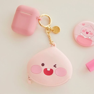 ( พร้อมส่ง ) Kakaofriends Silicone Coin Wallet Apeach กระเป๋าใส่เหรีญเอพีช