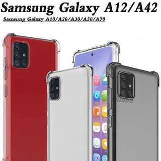 เคสโทรศัพท์มือถือแบบใสสําหรับ Samsung Galaxy A12 / A42