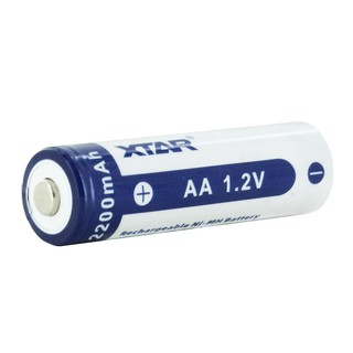 Xtar AA 2200mAh 1.2V นิกเกิลเมทัลไฮไดรด์แบบชาร์จใหม่ได้ (NiMH)