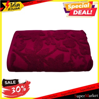 ผ้าขนหนู SWENY FEMININE 27x54 นิ้ว สีแดง ผ้าเช็ดตัว TOWEL SWENY FEMININE 27X54" RED ผ้าเช็ดตัวและชุดคลุม