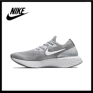 ข้อเสนอพิเศษ ของแท้ Nike Epic React Flyknit รองเท้าผ้าใบผู้ชายและผู้หญิง