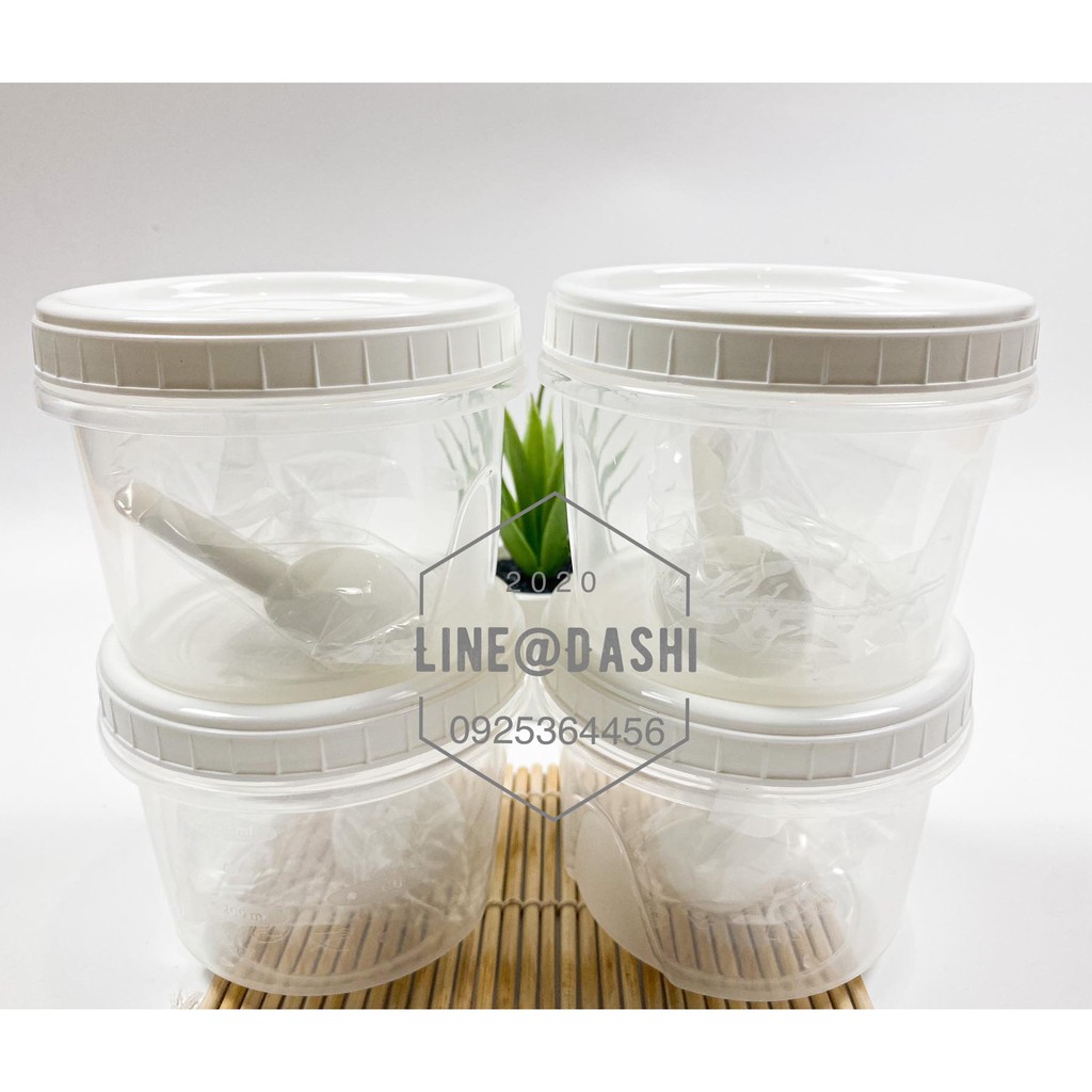 กระปุก ใส่ผงวัตถุดิบ พร้อมช้อนตวง 600 ml / 900 ml (เกรด A) โหลใส่วัตถุดิบ ราคา ถูกที่สุด ดีลบีเคเค แกลเลอรีภาพที่ 4