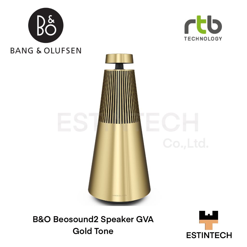 Speaker (ลำโพง) Bang &amp; Olufsen Beosound2 Speaker GVA Gold Tone ของใหม่ประกัน 3ปี