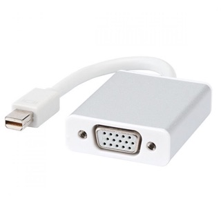 Mini Display Port to VGA (White)