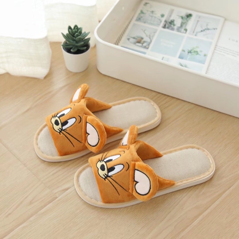 พร้อมส่ง💌 รองเท้า Tom and Jerry ทอมแอนด์เจอร์รี่ Slipper สลิปเปอร์น่ารัก 49026