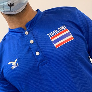 เสื้อเชียร์ทีมชาติ Thailand คอจีน Orca (S-XXL)