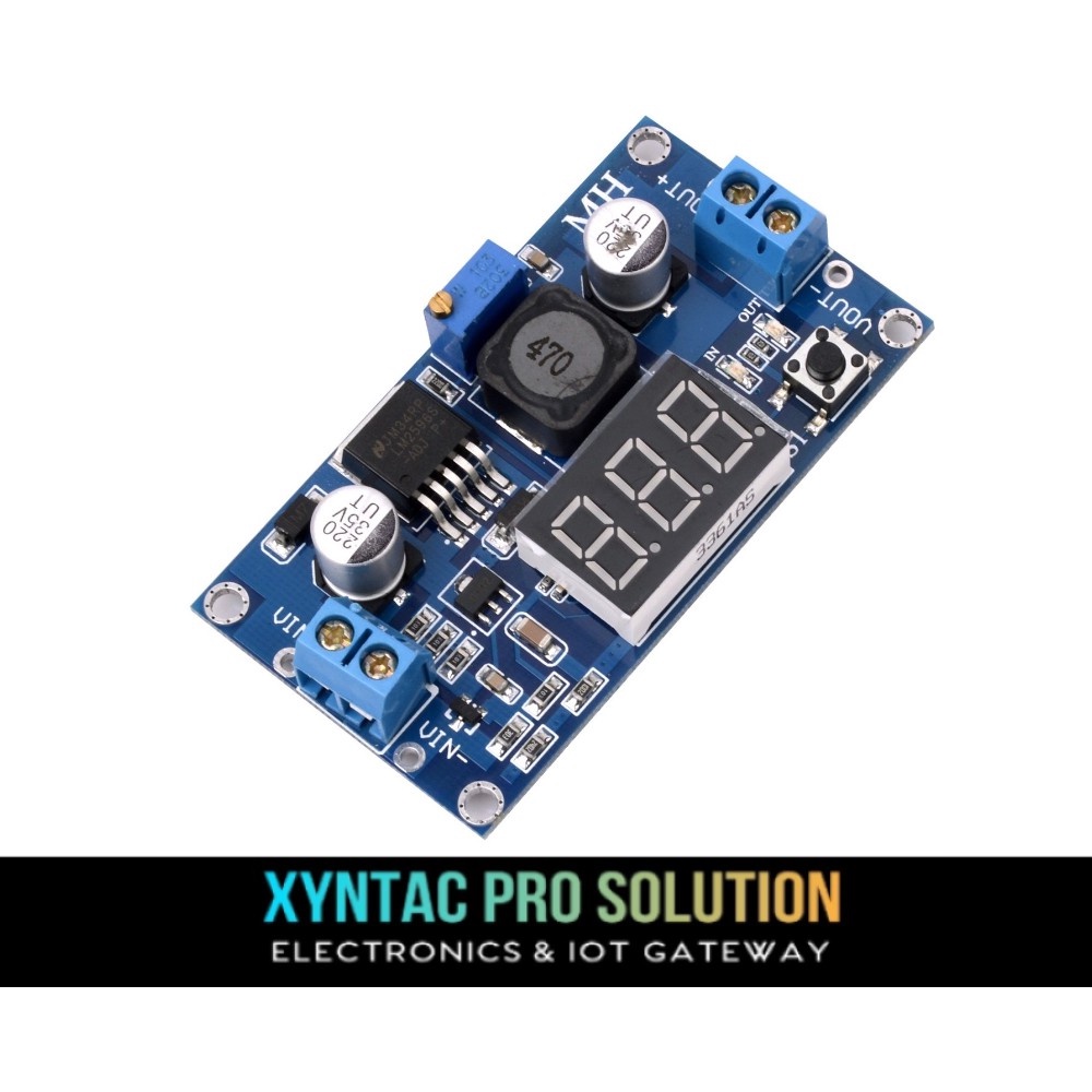 LM2596 Stepdown แหล่งจ่ายไฟ Buck Converter ขั้นตอนลงโมดูล LM2596S สําหรับ Arduino พร้อมจอแสดงผล LED