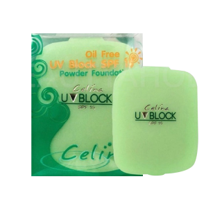 🛑ส่งของทุกวันจากกทม🛑 เซลิน่า แป้งพริตตี้ แป้งพัฟ (รีฟิว) Celina UV Block Oil Free Powder Foundation