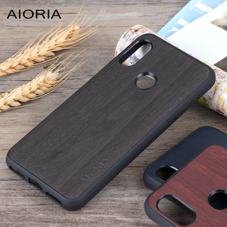 Xiaomi Mi A2 Lite case wooden pattern skin soft TPU+ PC covers 3in1 material