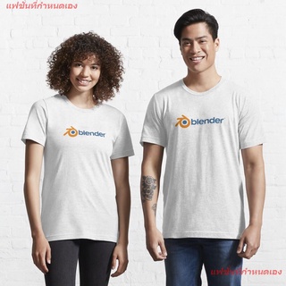 Blender Essential T-Shirt เสื้อยืดแขนสั้น overside เสื้อยืดผู้หญิง เสื้อยืดผู้ชาย เสื้อยืดพิมพ์ลาย เสื้อยืดแฟชั่น