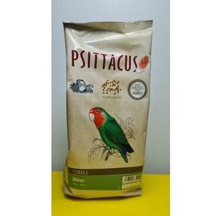 Psittacus Minor อาหารเม็ดจิ๋ว สำหรับนกแก้วพันธุ์เล็ก ขนาด 450 g สูตรสำหรับนกฟอพัส , เลิฟเบิร์ด