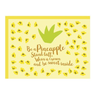 การ์ดอวยพร PINEAPPLE CROWN CARD