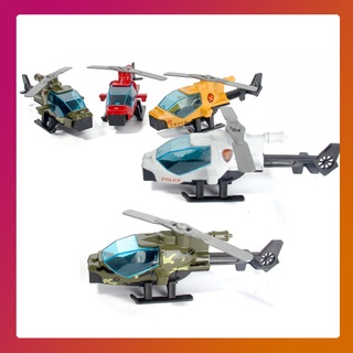 โมเดลเฮลิคอปเตอร์ (Helicopter Model) โมเดลเครื่องบินเหล็ก ทหาร ดับเพลิง มี 4 แบบ มีของพร้อมส่ง