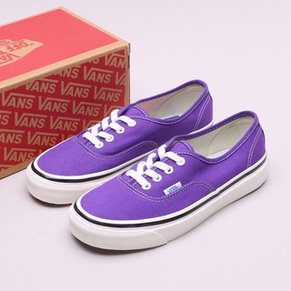 Vans ของแท้ 44 Dx Anaheim รองเท้าผ้าใบลําลอง ข้อสั้น สีม่วง