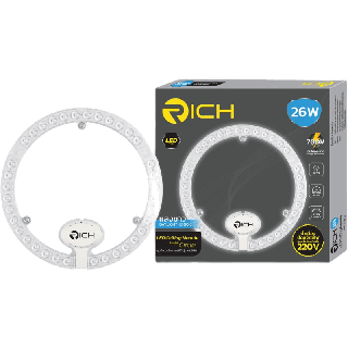 โปรโมชั่น : โคมไฟติดเพดาน LED 26W RICH Circle Module