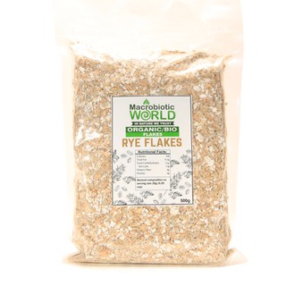 Organic/Bio Rye Flakes | ไรย์ แฟล็กซ์ 500g