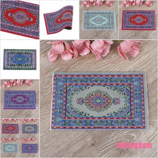 [SHKIb] Dollhouse mini carpet mat 1:12 dollhouse miniature dollhouse accessories kit DOM