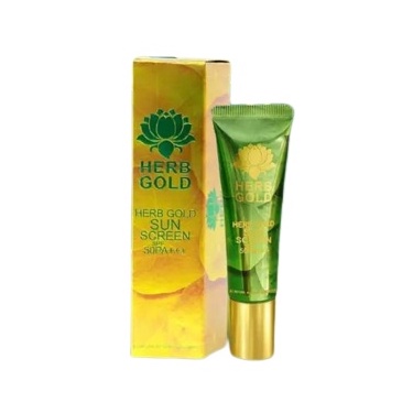 กันแดดเฮิร์บโกลด์ขนาด 15  ml. Herb Gold Sunscreen SPF50 PA+++