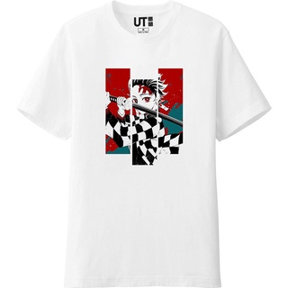 [S-5XL] Uniqlo Uniqlo เสื้อยืดแขนสั้น พิมพ์ลายดาบพิฆาตอสูร 2022