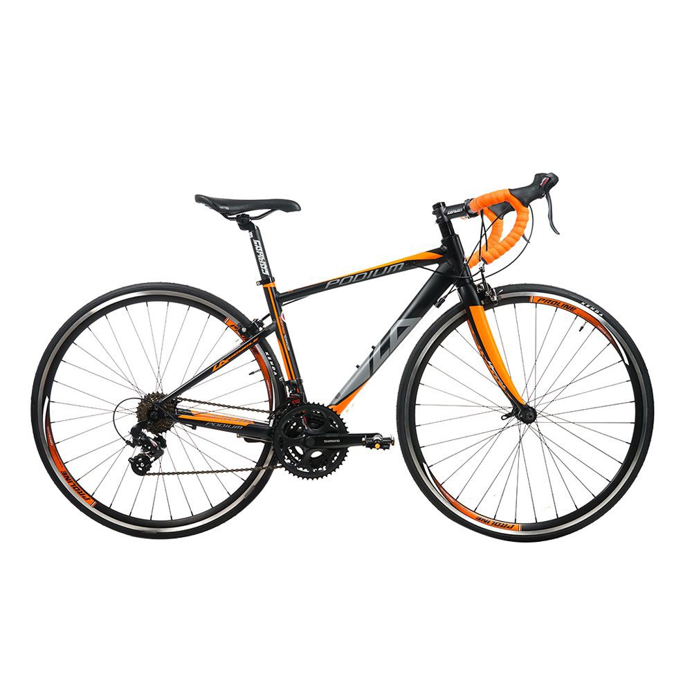 จักรยานเสือหมอบ LA PODIUM 2.0 (C FORK) XS สีดำ จักรยานเสือหมอบ จักรยาน กีฬาและฟิตเนส ROAD BIKE LA PODIUM 2.0 (C FORK) XS