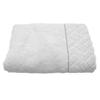 Hair towel TOWEL HOME LIVING STYLE MOSAIC 16X32" WHITE Towel, robe toilet ผ้าเช็ดผม ผ้าขนหนู HOME LIVING STYLE MOSAIC 16