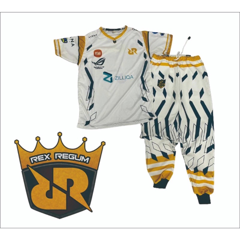 RRQ Esport Gaming Jersey Design RRQ 2022 Session 9 ชื่อฟรี