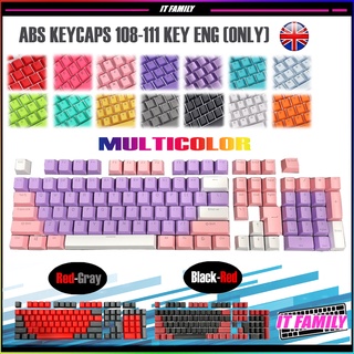 คีย์แคป อังกฤษ KEYCAPS ABS ENG(ONLY) OEM มีหลายสี ไฟทะลุ For Mechanical Keyboard